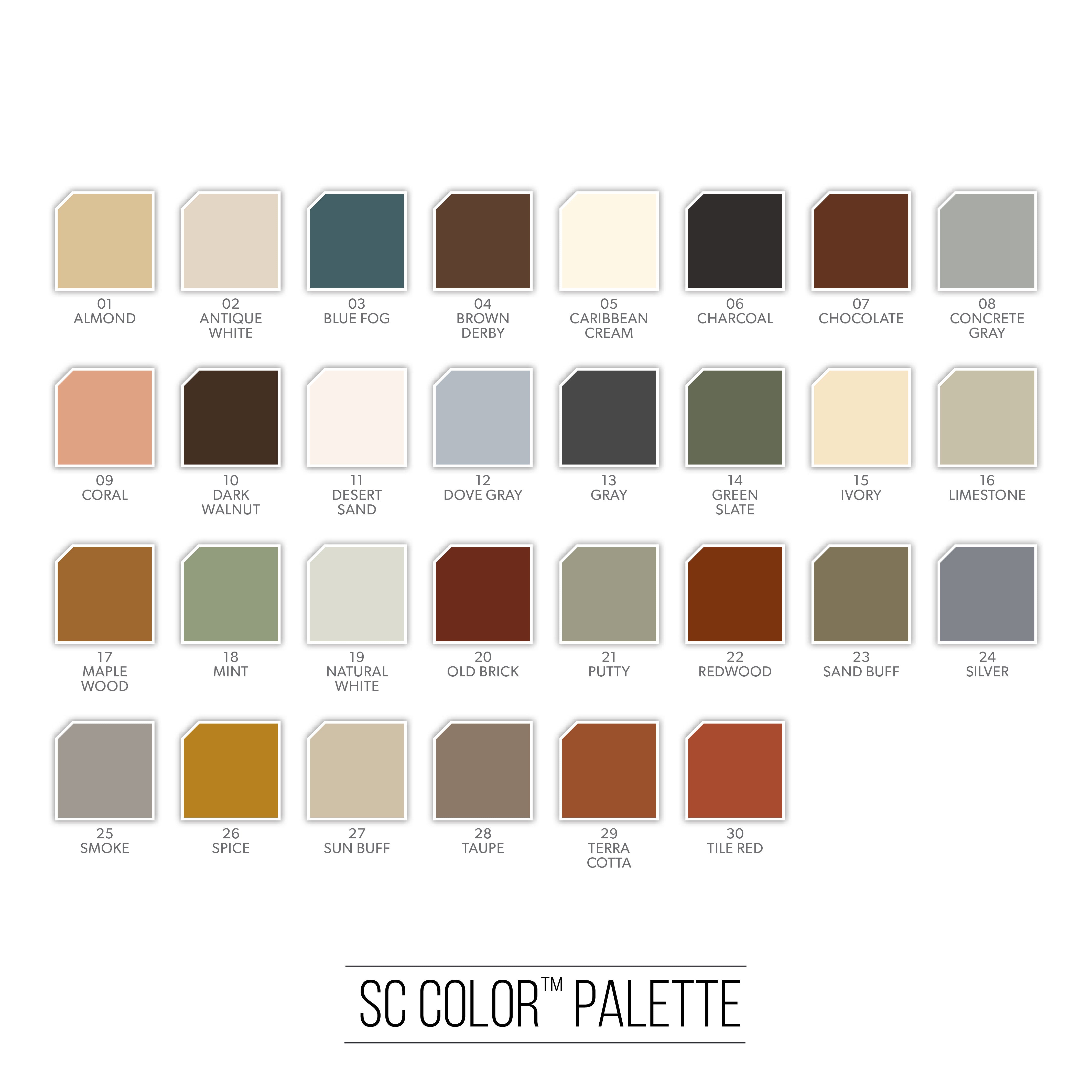 Sca Additive Chart SC Color - Concrete Color Additive - 0.5 LB – DIYCONCRETE.COM