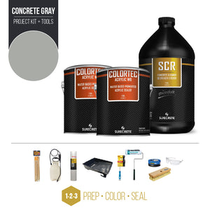 Turn My Concrete a Uniform Color - Project Kit